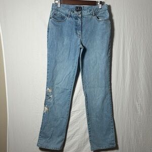 INC International Concepts Light Blue Straight Leg Jeans
